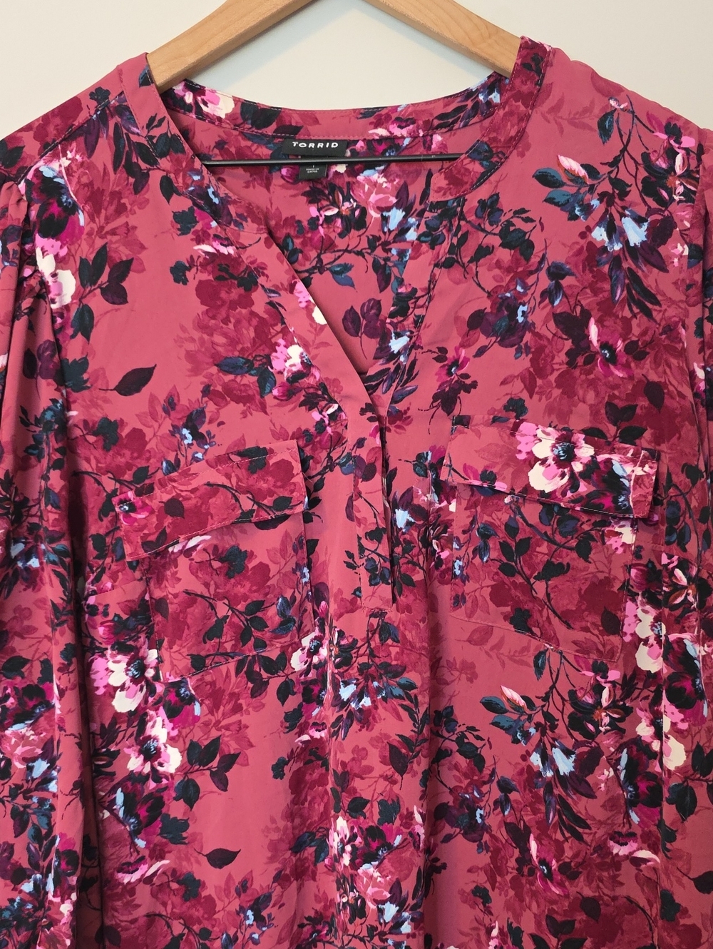 Torrid Mini Long Sleeve Shirt Dress - Picture 3 of 6